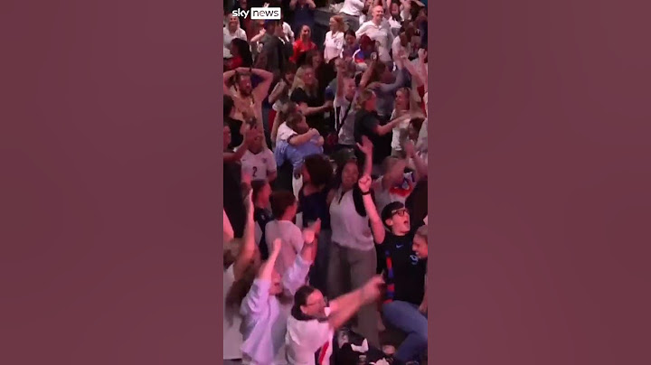 Euros: Fans react to England winning goal