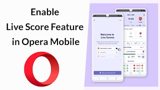 How to Enable Live Scores Feature on Opera Home Screen? Android Mobile screenshot 1