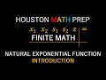 Understanding the Natural Exponential Function