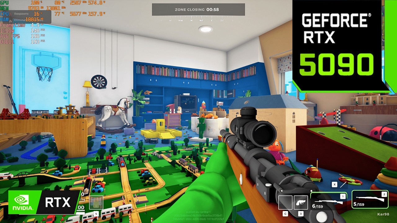 Mini Royale : RTX 5090 - i9 14900K - 128GB RAM ( 4K Maximum Settings )