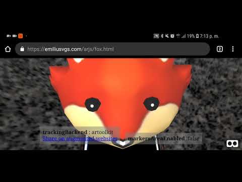 Realidad aumentada con ARJS - AFRAME con GLTF (objetos 3D)