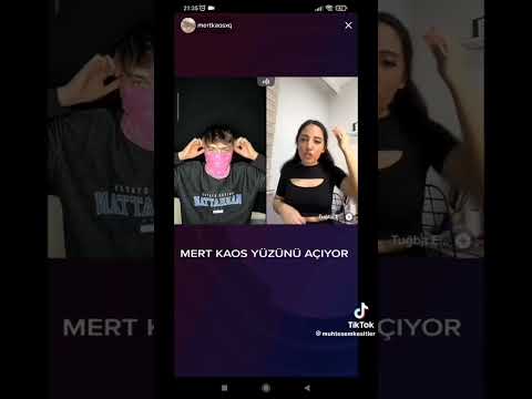 mert kaos canlı yayında yüzünü gösterdi