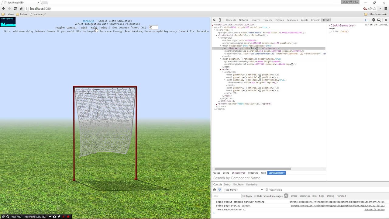 3D Inspecting with ReactJS DevTools and ThreeJS - YouTube