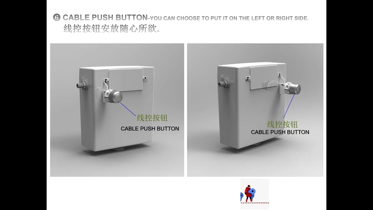 WRAS Approved Sensor Concealed or hidden cistern