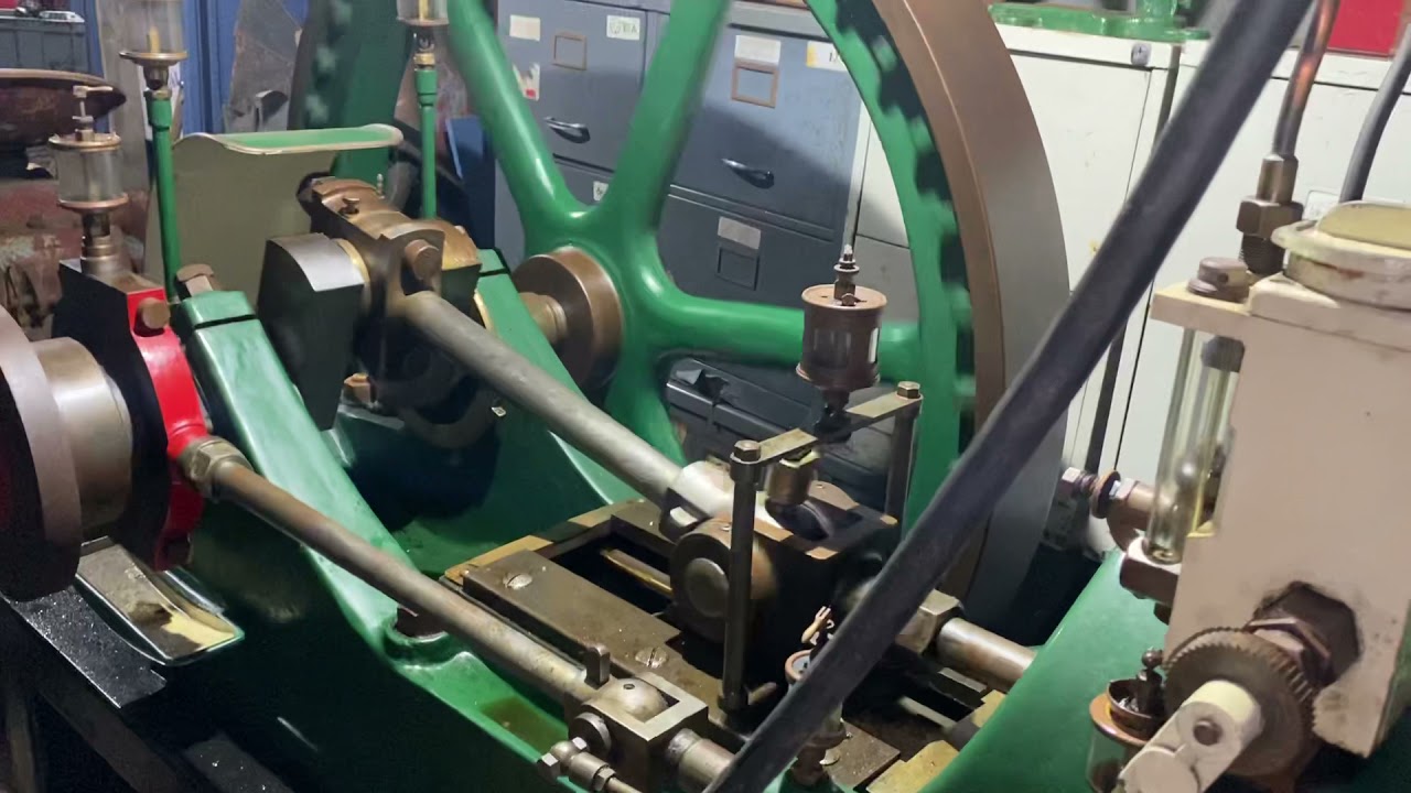 George Waller & sons stationary steam engine owned by the Stroud Vintage Transport and Engine Club.