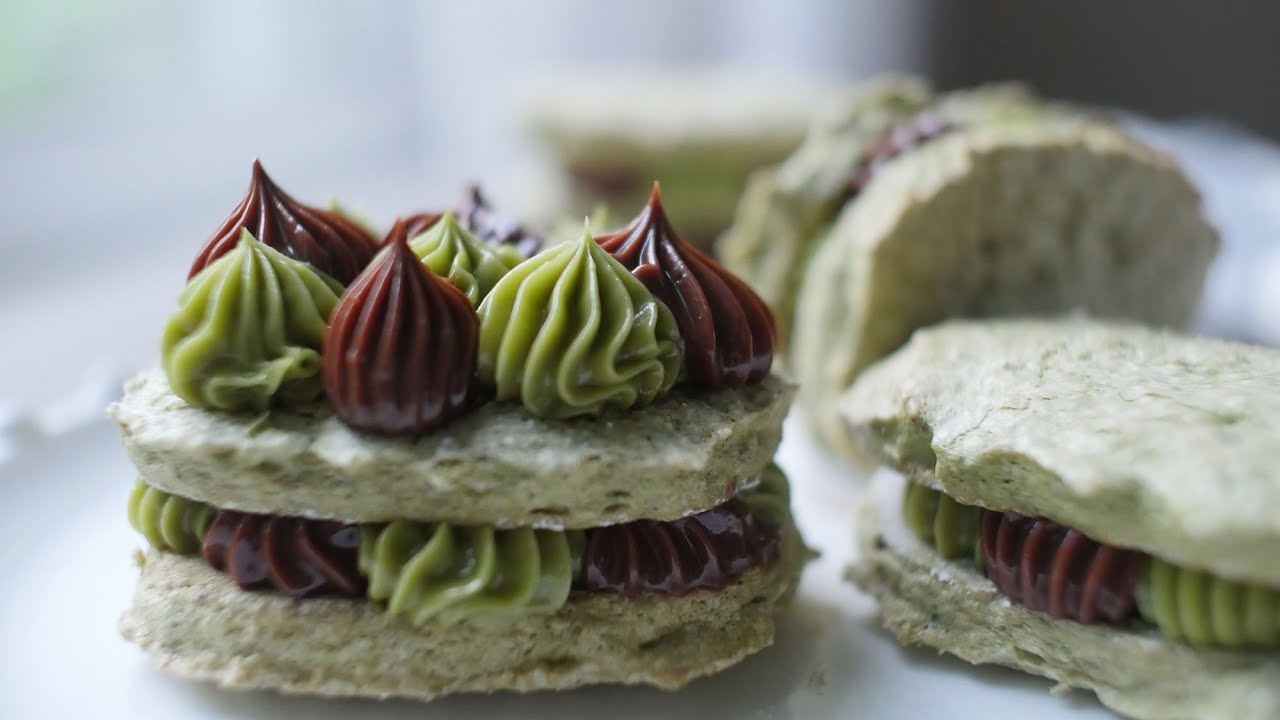 녹차초코다쿠아즈 만들기 greentea chocolate dacquoise  [우미스베이킹:그녀의베이킹]