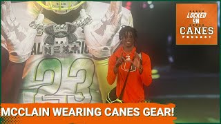 Cormani McClain Still Locked In With Miami? Checks In At UA All-America Game Wearing CANES Gear!