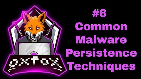 #6 Common Malware Persistence Techniques