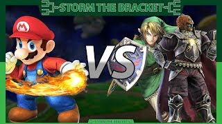 Storm(Mario) vs Kryptonian(Link, Ganondorf) Smash 4 Singles Winners Semi-Finals