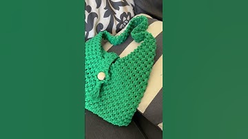 Macrame Shoulder Bag #macrametutorial #macrame #macramebag