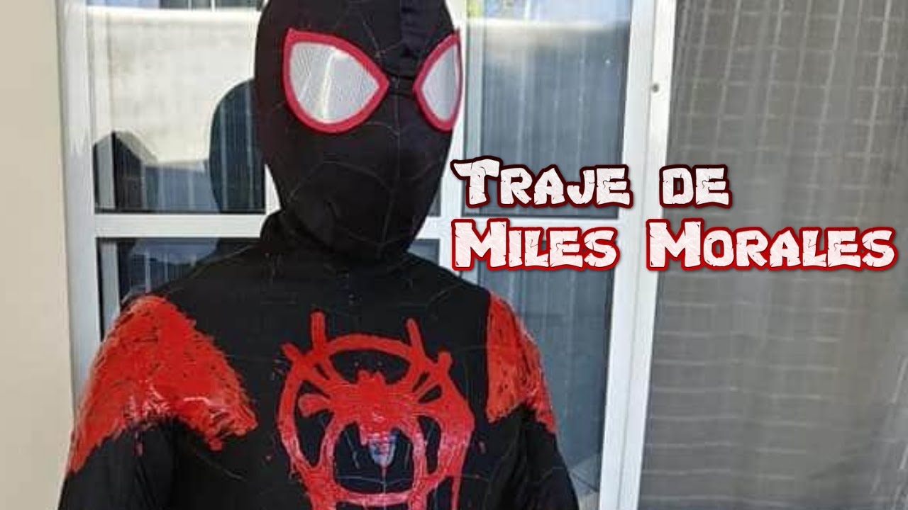 COMO HACER EL TRAJE DE MILES MORALES(Un nuevo universo