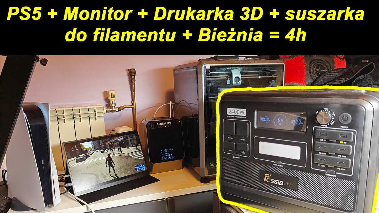 FOSSiBOT F2400 – Przenośna Elektrownia, Która Zasili WSZYSTKO! / Stacja Zasilania / UPS