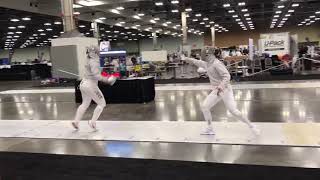Juliana Weber Vs Maria Theodore - Senior Team Womens Saber Bronze Bout - Summer Nationals 2019