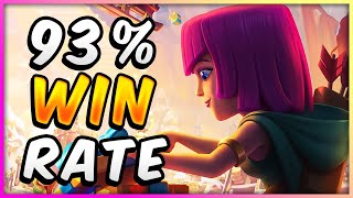 93% WIN RATE! EASY GRAVEYARD FREEZE DECK — Clash Royale