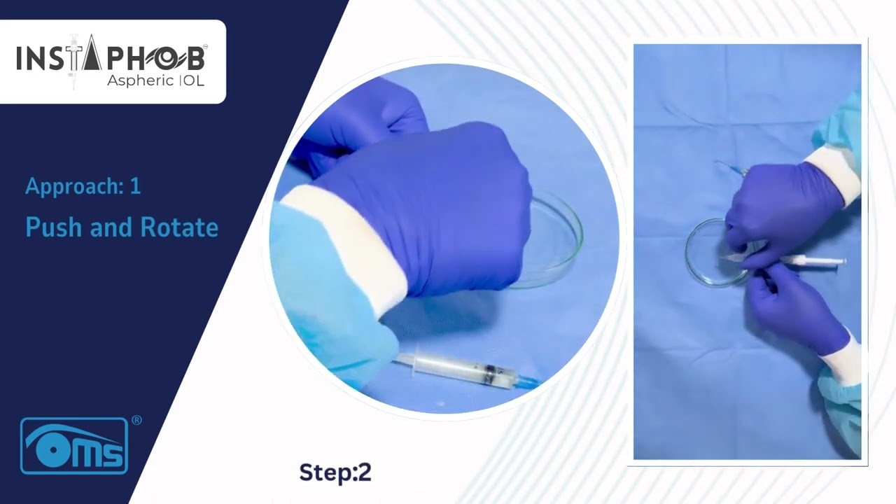 INSTAPHOB® PRELOADED IOL PROCEDURE | OMS INDIA | OPHTHALMIC MEDICAL DEVICE MANUFACTURER
