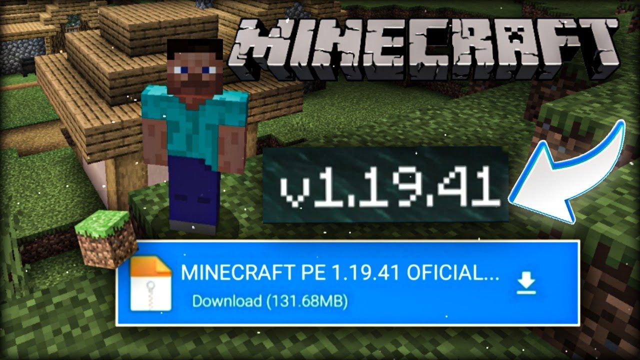 saiu nova versão minecraft oficial 1.19.41 download - YouTube