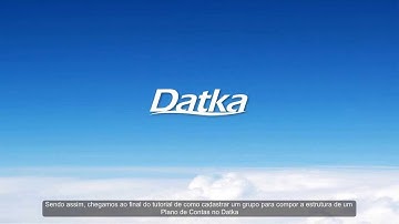 Datka ERP Sistema de Gestão Integrado - Plano de Contas: Grupo