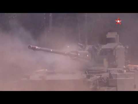 Впервые на видео показали испытания боевой машины «Деривация» и миномета «Дрок»