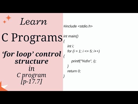 🧠 C Programming for Loop | Simple & Clear Explanation [p-17.7]