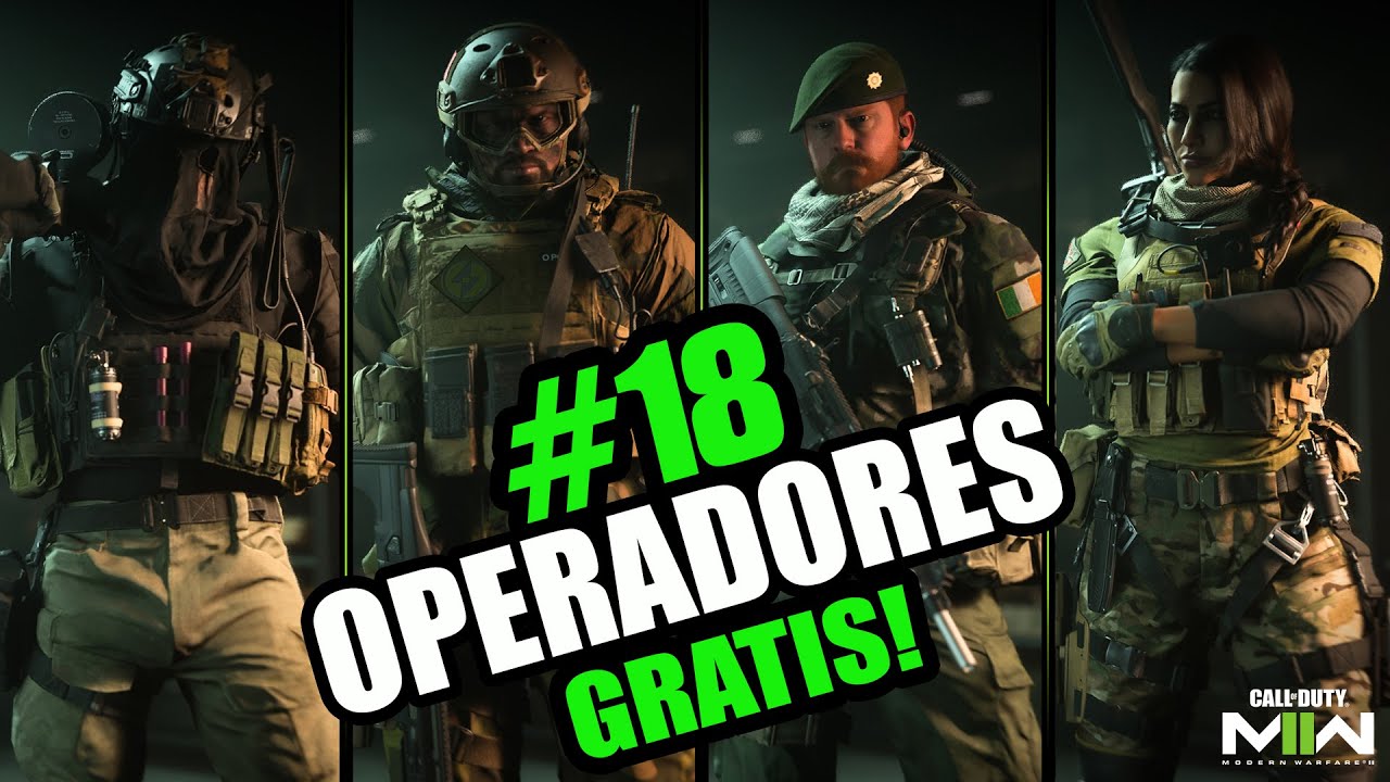 COMO CONSEGUIR 18 OPERADORES GRATIS EN MODERN WARFARE 2 / NUEVOS ...