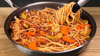 : Besser als Bolognese! Schnelles und k"ostliches altes italienisches Pasta Rezept. Altes Rezept