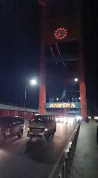 story wa jembatan ampera di malam hari