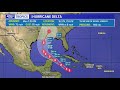 Monday 7 pm Tropical Update: Hurricane Delta forms, Louisiana remains in the cone