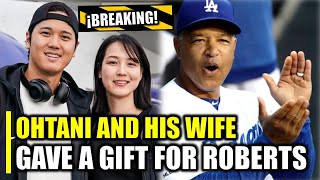 BREAKING!!! SHOHEI OHTANI AND HIS WIFE GAVE A GIFT FOR DODGERS MANAGER