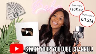 How to Start a SUCCESSFUL YouTube Channel in 2022! | How I Gained 100K+ SUBSCRIBERS IN A YEAR!