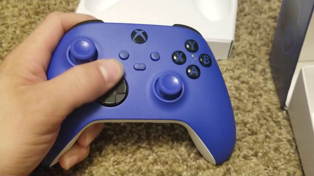 SHOCK BLUE XBOX CONTROLLER UNBOXING AND REVIEW YouTube