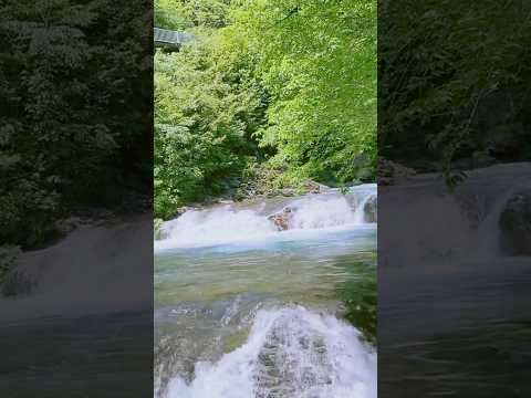 四万温泉♪マイナスイオン一杯の休日「甌穴群」 #スペーシア #車中泊 #四万温泉#癒し