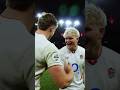 Celebrating with Henry Pollock and Guy Pepper 🤗🌹🏉