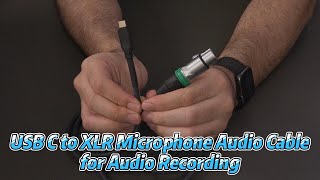 🎧 J&D USB-C to XLR Mic Cable – Clean, Clear, Compatible Audio To Mic Cable