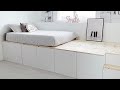 DIY / ON FABRIQUE UN LIT ESTRADE - LIT HAUT - PLATFORM BED POUR LAURA !