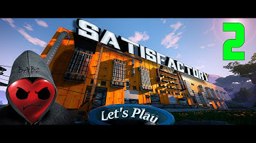 Building our First Automations - Satisfactory (#2) with BABz Lets Play. 4k 60FPS | Ultra Wide