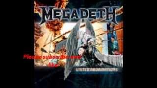 Megadeth - Never Walk Alone....call to arms