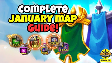 January Hero Wars Mysterious Island Map Full Reveal!