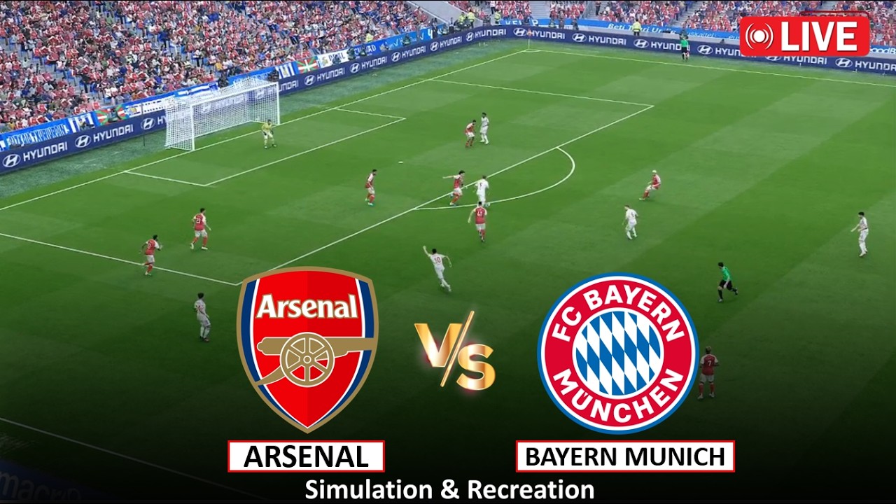 🔴Live : Arsenal vs Bayern Munich I Full Match Live Stream I Video Game Simulation I 21 October, 2026