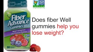 Fiber Advance Weight Management Daily Fiber Gummies, 90 Ct