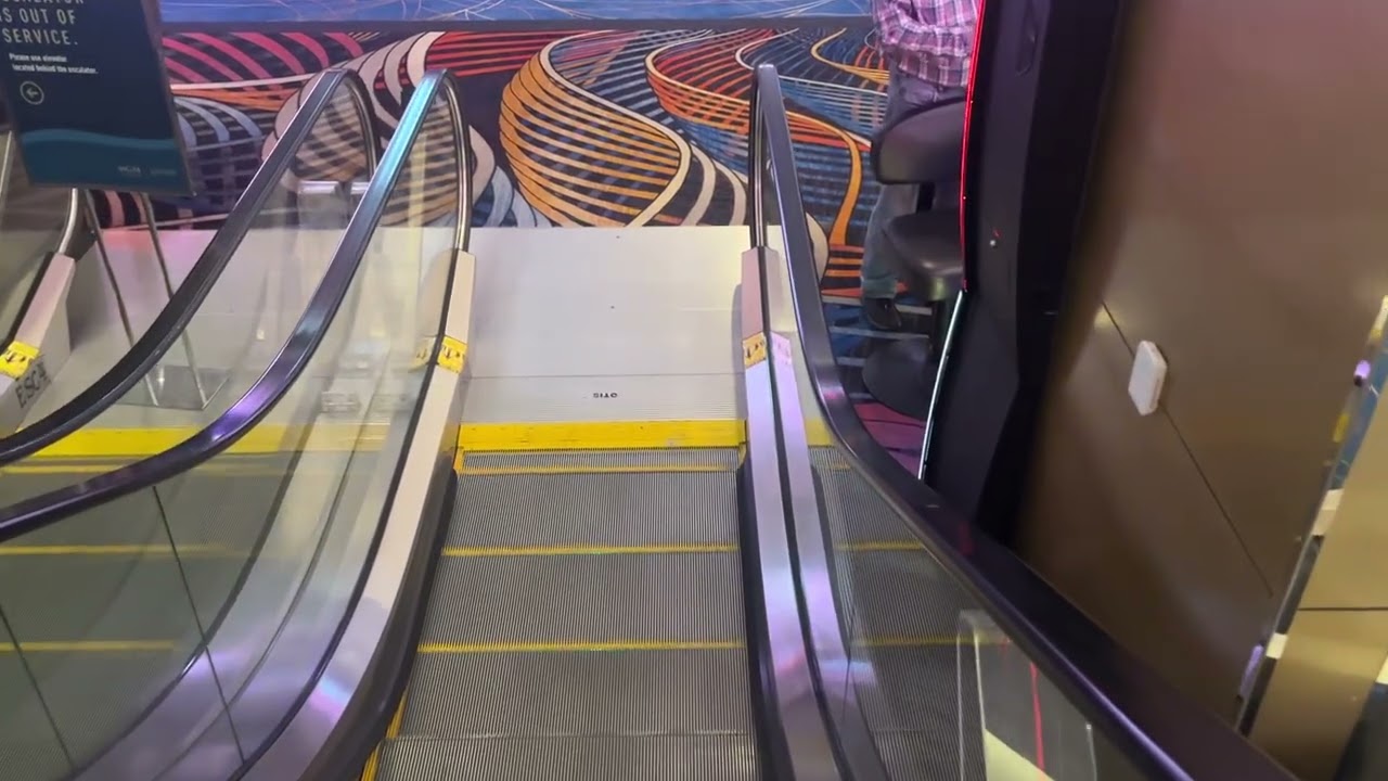 Otis Escalator at the MGM National Harbor Casino In National Harbor,MD