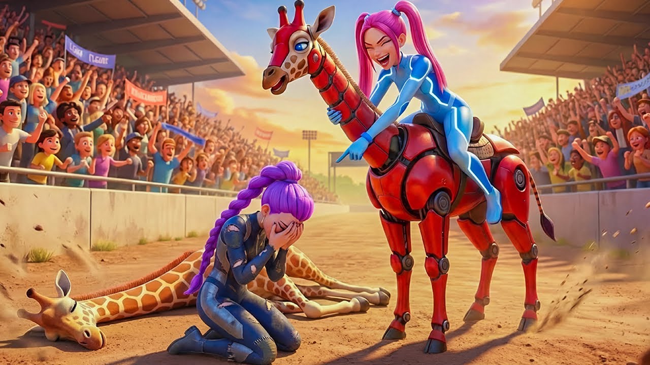 RUMI VS MIRA: Rumi Gets GIRAFFE  Racing Championship | KPOP DEMON HUNTERS [Official Music Video]