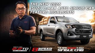 The New 2026 Isuzu D-MAX Single Cab 2.2L TD 4x4 AT Feature Highlights