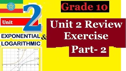 Mathematics Grade 10 Unit 2(two) Review Exercise with detail Answer part-2@mathT_21