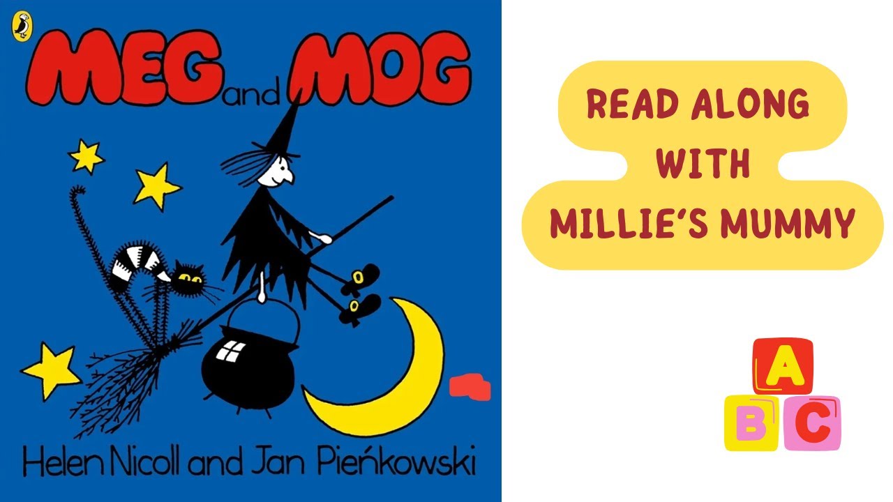 300 MEG and MOG音声絵本 Meg & Mog (Read aloud) | Read Along With Millie's Mummy - YouTube