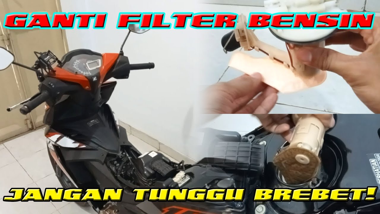 Ganti filter fuel pump Honda Supra GTR 150 - ganti saringan bensin Supra GTR | #63