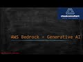 AWS Bedrock – Generative AI Guide -Part 1🚀 | Real Cloud Architect Experience into GenAI on AWS