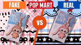 Don’t Get Scammed! REAL vs FAKE POPMART Mini Labubu & Lafufu Pin For Love Blind Box Comparison!
