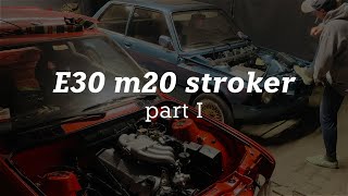 BMW E30 325i m20b28 stroker swap / part I - NO OIL TO HEAD