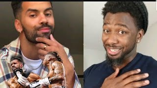 rapper ddg defeats singer Nate Wyatt in Tiktok vs YouTubers boxing match