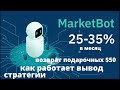 #MarketBot Возврат подарочных $50 Как работает вывод Стратегии